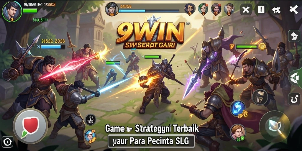 Screenshot menampilkan aksi seru gameplay SLG di 9WIN.