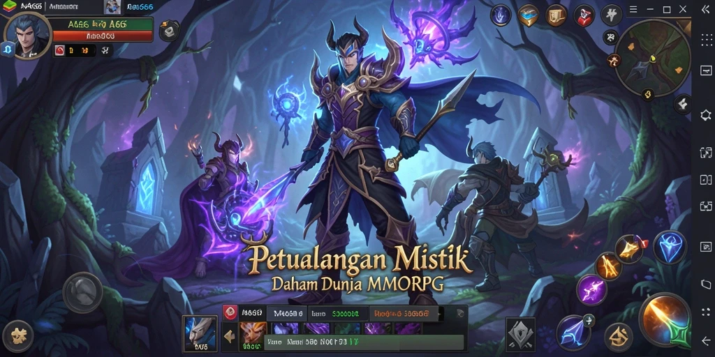 Tangkapan layar game AA666 dengan aksi seru dalam battle MMORPG.