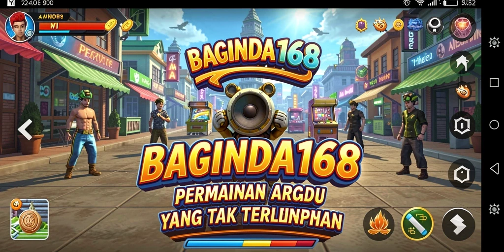 Tampilan gameplay seru dari BAGINDA168 dengan karakter unik yang menarik.