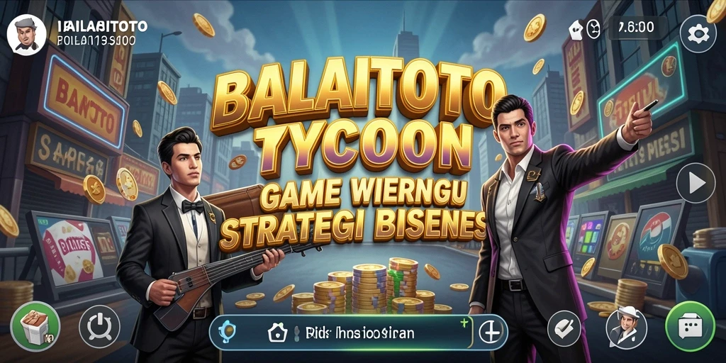 Tampilan screenshot BALAITOTO yang menunjukkan keseruan dalam mengelola bisnis Tycoon.