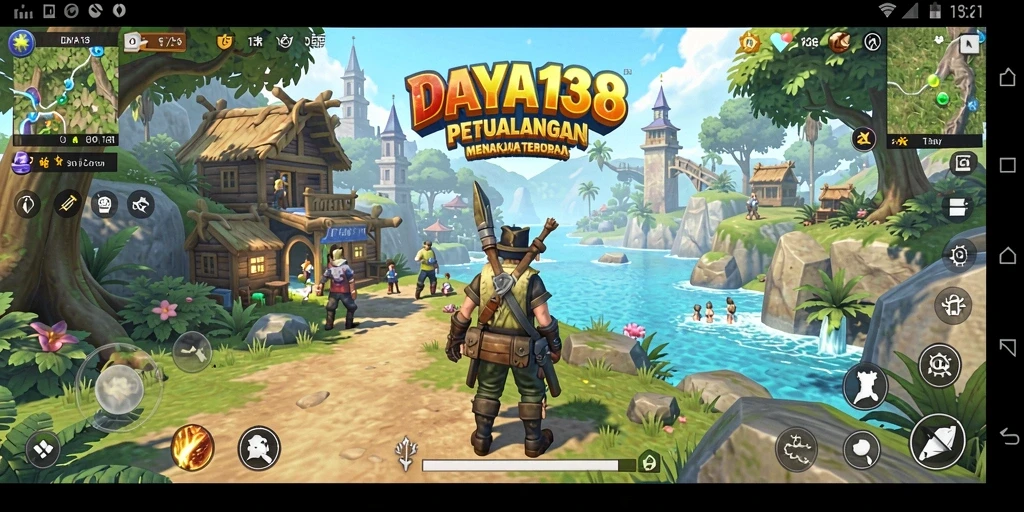 Tampilan gameplay menakjubkan dari dunia terbuka DAYA138.