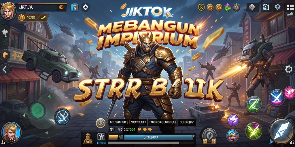 Tampilan gameplay <strong>JKTOK</strong> dengan strategi dan pertempuran yang mendebarkan.