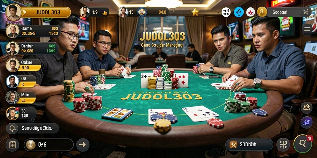 Gameplay menarik dari JUDOL303 yang menampilkan aksi Poker seru.