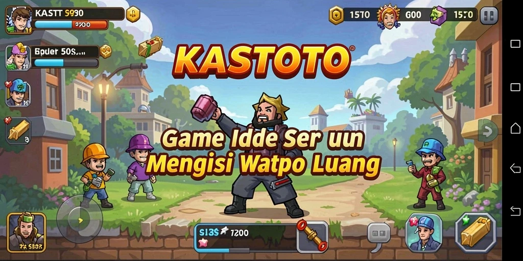 Tampilan gameplay KASTOTO yang menarik dan santai.