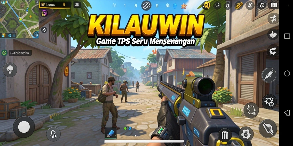 Screenshot gameplay KILAUWIN yang menampilkan aksi seru dalam game TPS.