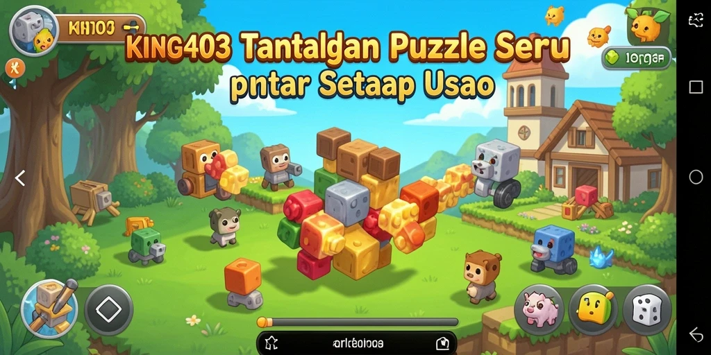 Tampilan gameplay KING403 yang menarik dan penuh warna.