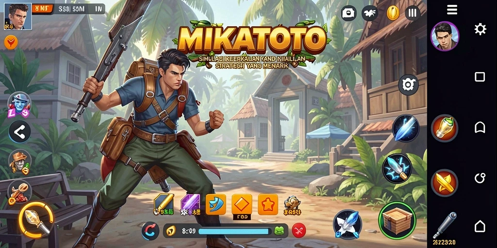 Tampilan gameplay MIKATOTO yang mendebarkan dan interaktif.