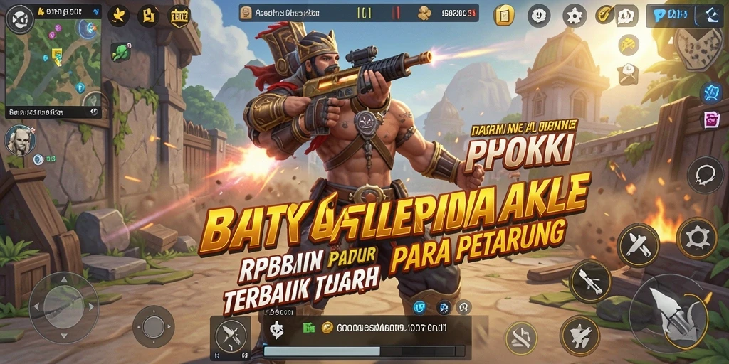 Gameplay seru dan mendebarkan di PPHOKI Battle Royale.
