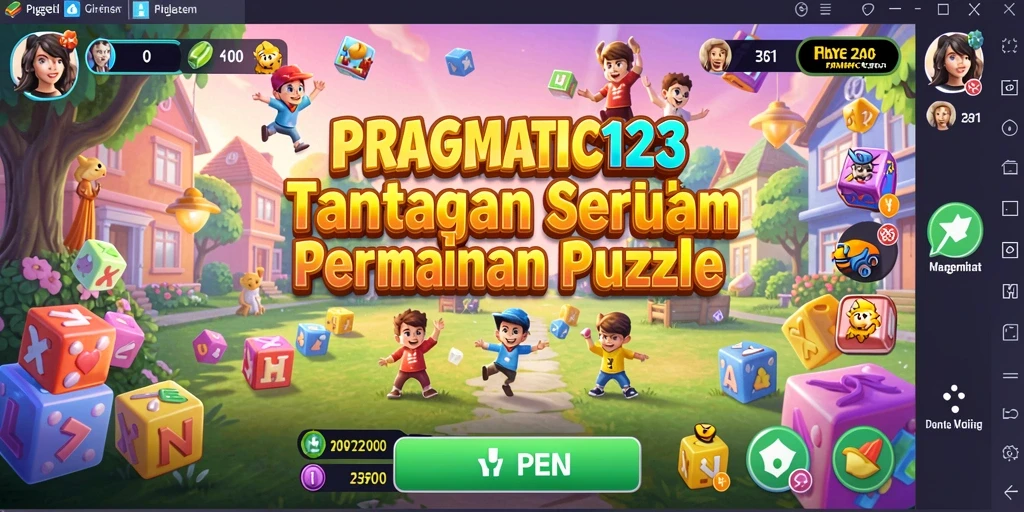 Tampilan gameplay seru dari PRAGMATIC123 yang memacu otak.