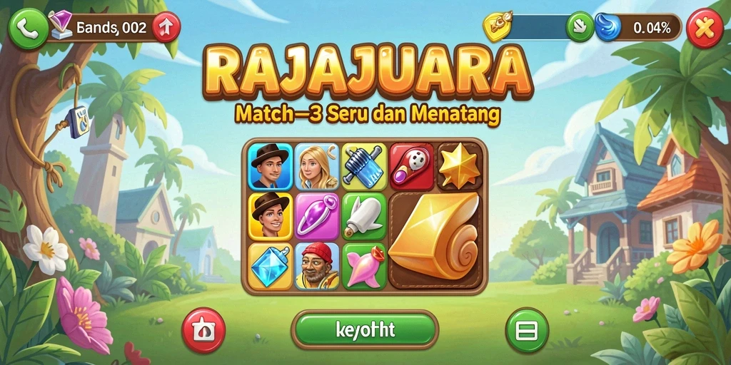 Tampilan gameplay seru dari RAJAJUARA