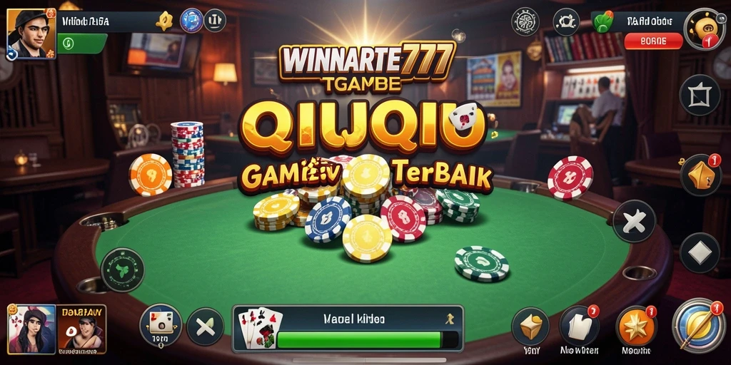 Tangkapan layar gameplay WINRATE777 dengan suasana QiuQiu yang intens.