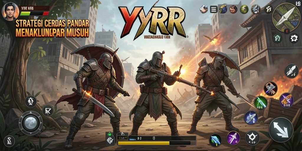 Gameplay YYRR yang seru dan penuh strategi.
